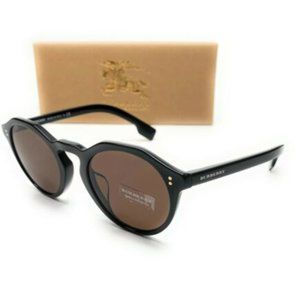 Burberry Men's Black Round Sunglasses!